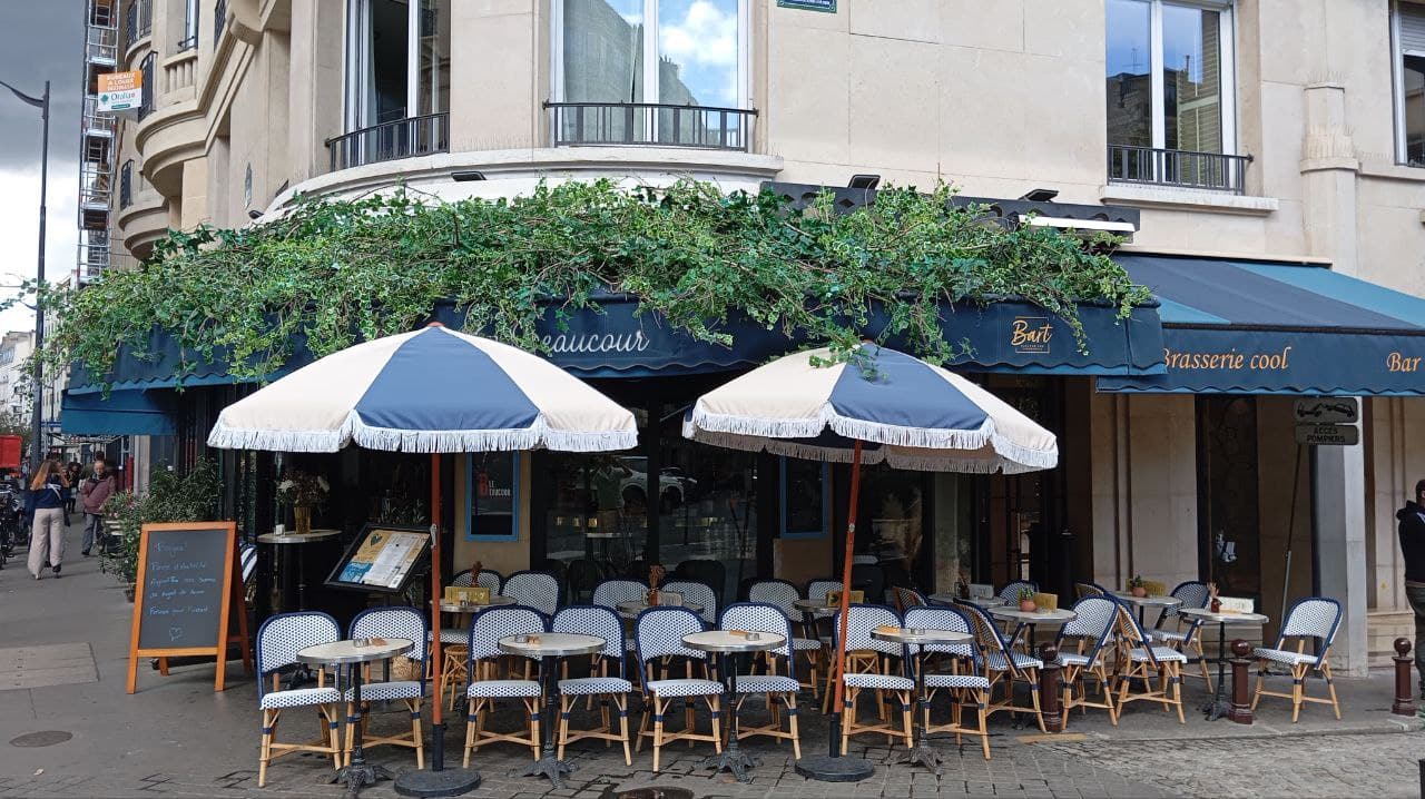 Trouve un bar à terrasse à Paris