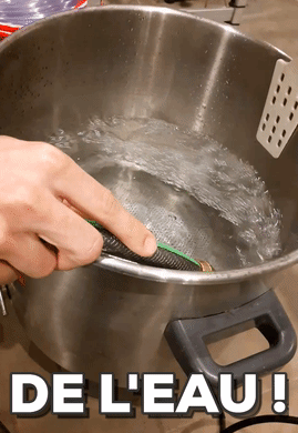 Brasser sa bière étape de l'eau